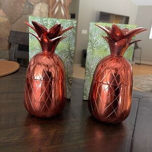 The Pineapple Co 12oz Copper Tumbler Set of Two
